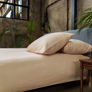 Ine - Dekbedovertrek - Linnen- 240/200-220 - Nude