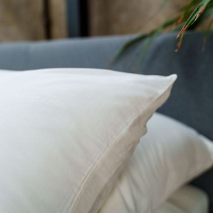 Edo - Kussensloop - 2 stuks - 60x70 - Wit