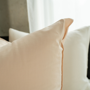 Edo - Kussensloop - 2 stuks - 60x70 - Nude