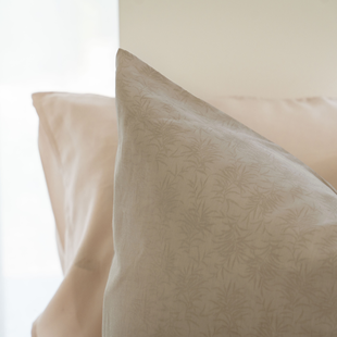 Kayori - Koko - Kussensloop - 2 stuks - 60/70 - Taupe