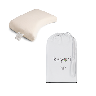 Kayori - Saiko - Kussensloop 10cm 2 stuks -40x60-Zilvergrijs