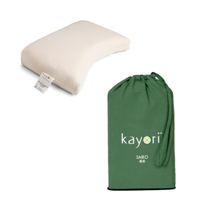 Kayori - Saiko - Kussensloop 10cm 2 stuks -40x60-Donkergroen