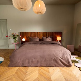 Kayori - Lueso - Dekbedovertrek - Flanel - 140/200-220 - Mauve