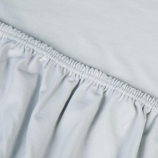 Kayori Biologisch Saiko - Topper Hoeslaken - Jersey - 200x200-220 - Zilvergri