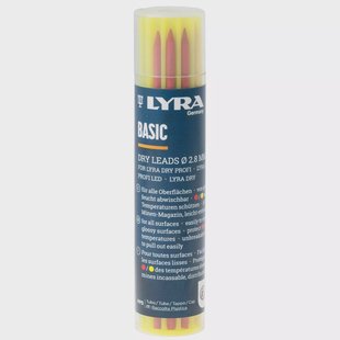 LYRA Dry Lead Refill Basic Universal L4499401 Assorted Colours, set van 12 vullingen