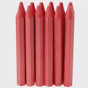 LYRA 795 Basic L4850017 Red Chalk, set van 12 markeerkrijtjes, rood