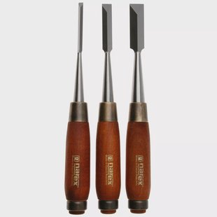 Narex Wood Line Plus Dovetail Chisel Set 852100, zwaluwstaartbeitelset 6-12-19 mm, 3-delig