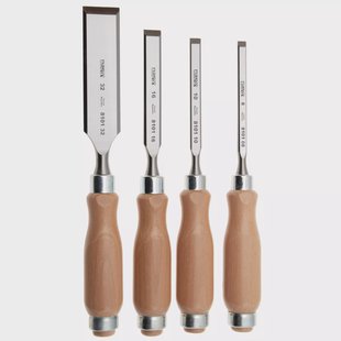 Narex Wood Line Profi Bevel Edge Chisel Set 863110, beitelset 8-10-16-32 mm, 4-delig