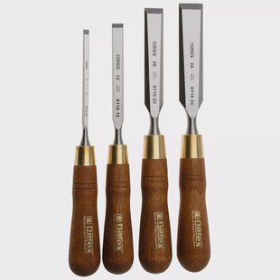 Narex Wood Line Plus Premium Bevel Edge Chisel Set 863201, beitelset 6-12-20-26 mm, 4-delig