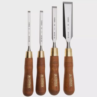 Narex Wood Line Plus Premium Bevel Edge Chisel Set 863202, beitelset 8-10-16-32 mm, 4-delig
