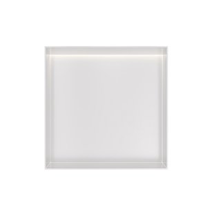 Hotbath &MORE Inbouwbox of inbouwnis - 30x30x10 - frameless + LED - Mat wit BOX030FLWH