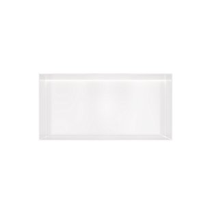 Hotbath &MORE Inbouwbox of inbouwnis - 30x60x10 - frameless + LED - Mat wit BOX060FLWH