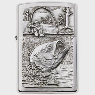 Zippo Bass Fishing Emblem 2000407, aansteker
