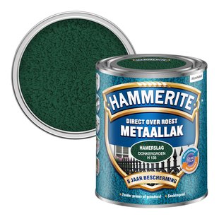 Hammerite Metaalverf Hamerslag Donkergroen H138 750ml