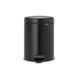 Brabantia Prullenbak Newicon 5l Matt Black