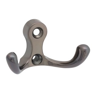 Walteco Dubbele Haak Romero Ii Zwart Nikkel