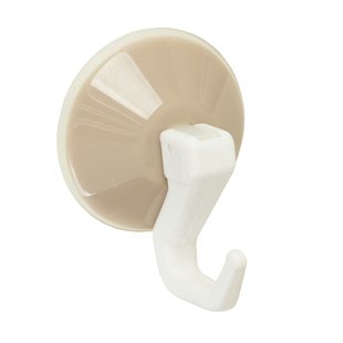 Haak Met Zuignap Beige