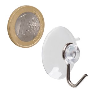 Haak Met Zuignap Transparant