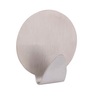 Walteco Zelfklevende Haak, Roestvrij Staal, 2 Stuks