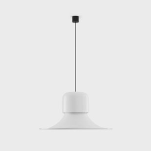 Campana LED hanglamp, grijs, DALI-Push Stilnovo - Woonkamer - Designer - Metaal - 1 lamp