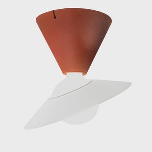 Fante LED plafondlamp, rood, 2.700 K Stilnovo - Woonkamer - Designer - Kunststof - Rond
