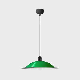 Lampiatta LED hanglamp, groen, Ø 50 cm Stilnovo - Woonkamer - Designer - Metaal - 1 lamp
