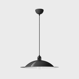 Lampiatta LED-hanglamp, zwart, Ø 50 cm Stilnovo - Woonkamer - Designer - Metaal - 1 lamp