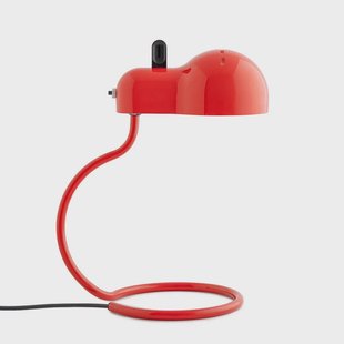Minitopo LED tafellamp, rood, hoogte 39 cm Stilnovo - Woonkamer - Designer - Metaal - 1 lamp