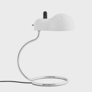 Minitopo LED tafellamp, wit, hoogte 39 cm Stilnovo - Woonkamer - Designer - Metaal - 1 lamp