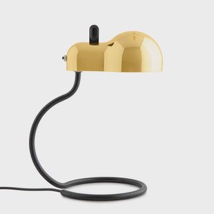 Minitopo LED tafellamp, goud, hoogte 39 cm Stilnovo - Woonkamer - Designer - Metaal - 1 lamp