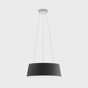 Oxygen LED hanglamp, zwart, Ø 56 cm Stilnovo - Woonkamer - Designer - Kunststof - 1 lamp