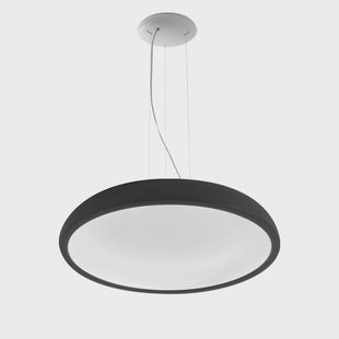 Reflexio LED hanglamp, Ø 65 cm, zwart Stilnovo - Woonkamer - Designer - Metaal - 1 lamp