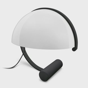 Meta LED tafellamp, zwart, hoogte 37,5 cm Stilnovo - Woonkamer - Designer - Metaal - Met lampenkap