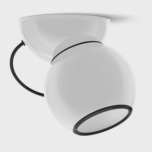 Gravitino LED plafondlamp, wit, draaibaar Stilnovo - Woonkamer - Designer - Metaal - 1 lamp