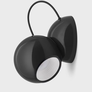 Gravitino LED wandlamp, zwart, draaibaar - Stilnovo - Woonkamer - Designer - Metaal - 1 lamp