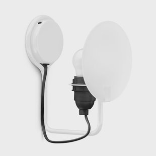 Bugia LED wandlamp, wit, 1-lamp Stilnovo - Woonkamer - Designer - Metaal - 1 lamp