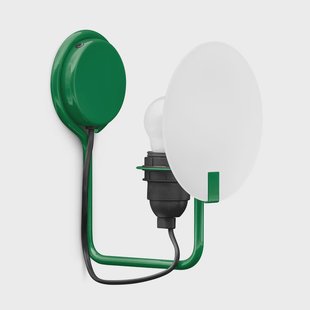 Bugia LED wandlamp, groen, 1-lamp Stilnovo - Woonkamer - Designer - Metaal - 1 lamp