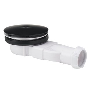 Wirquin Platte Doucheafvoer Zwart