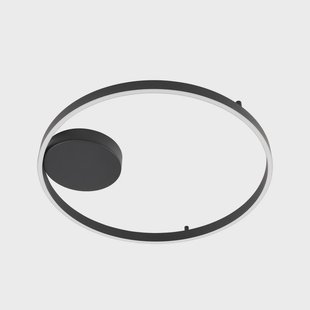 Moise Smart LED plafondlamp, zwart, CCT, Tuya Lucande - Woonkamer - Modern - Aluminium - 1 lamp