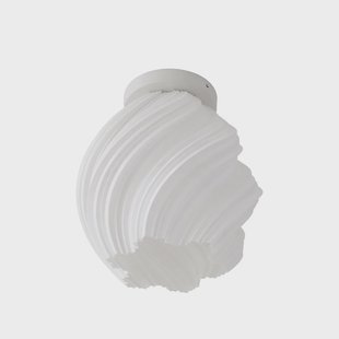 Nuvia plafondlamp 32 cm 3D-print wit Lindby - Woonkamer - Modern - Kunststof - 1 lamp
