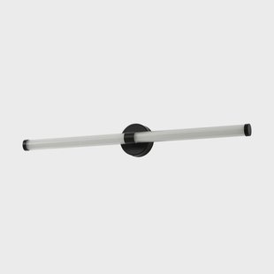 Melisa LED wandlamp, zwart, 90 cm, CCT, IP44 Lucande - Badkamer - Modern - Glas - Cilinder