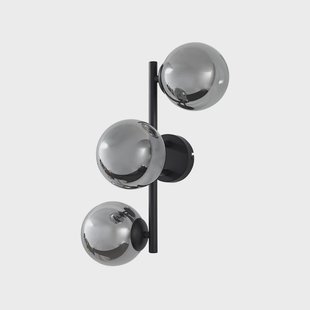 Orbelia wandlamp G9 glas 3-lamps zwart Lindby - Woonkamer - Modern - Meerdere lampen