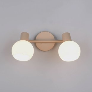 Reality Leuchten Plafondlamp Boba, 2-lamps, beige, E14, metaal