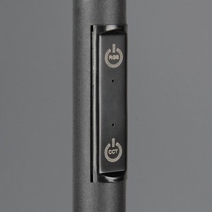 Reality Leuchten LED vloerlamp Samba, hoogte 175 cm, zwart, CCT, RGB