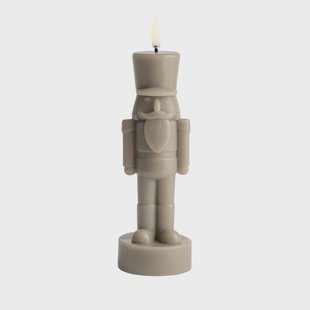 NUTCRACKER LED-kaars, zandkleurig, hoogte 21 cm - Uyuni Lighting - Woonkamer - Andere - 1 lamp