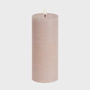 PILLAR LED-kaars, beige, hoogte 20 cm, was Uyuni Lighting - Woonkamer - Andere - 1 lamp