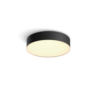 Philips Hue Plafondlamp Enrave Zwart ⌀26cm 10w Met Hue Dimmer Switch