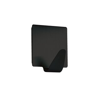 Zelfklevende Haken 2 Stuks Vierkant Zwart