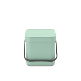 Brabantia Sort & Go Afvalemmer 6l - Jade Green