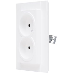 Kopp Inbouwstopcontact Athenis Ongeaard 1-polig Wit Ip20